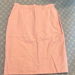 Brooks Brothers Light Pink Pencil Skirt EUC Sz 6